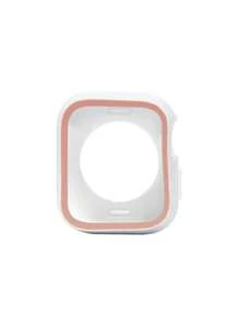 雙色鏤空TPR聚氨酯手錶殼適用於Apple Watch - 白色 - 查看 2