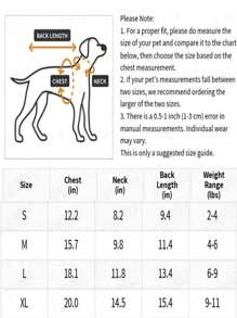 1 gói áo phông thú cưng có chữ, quần áo thú cưng màu đen dễ thương - màu đen - Xem 6