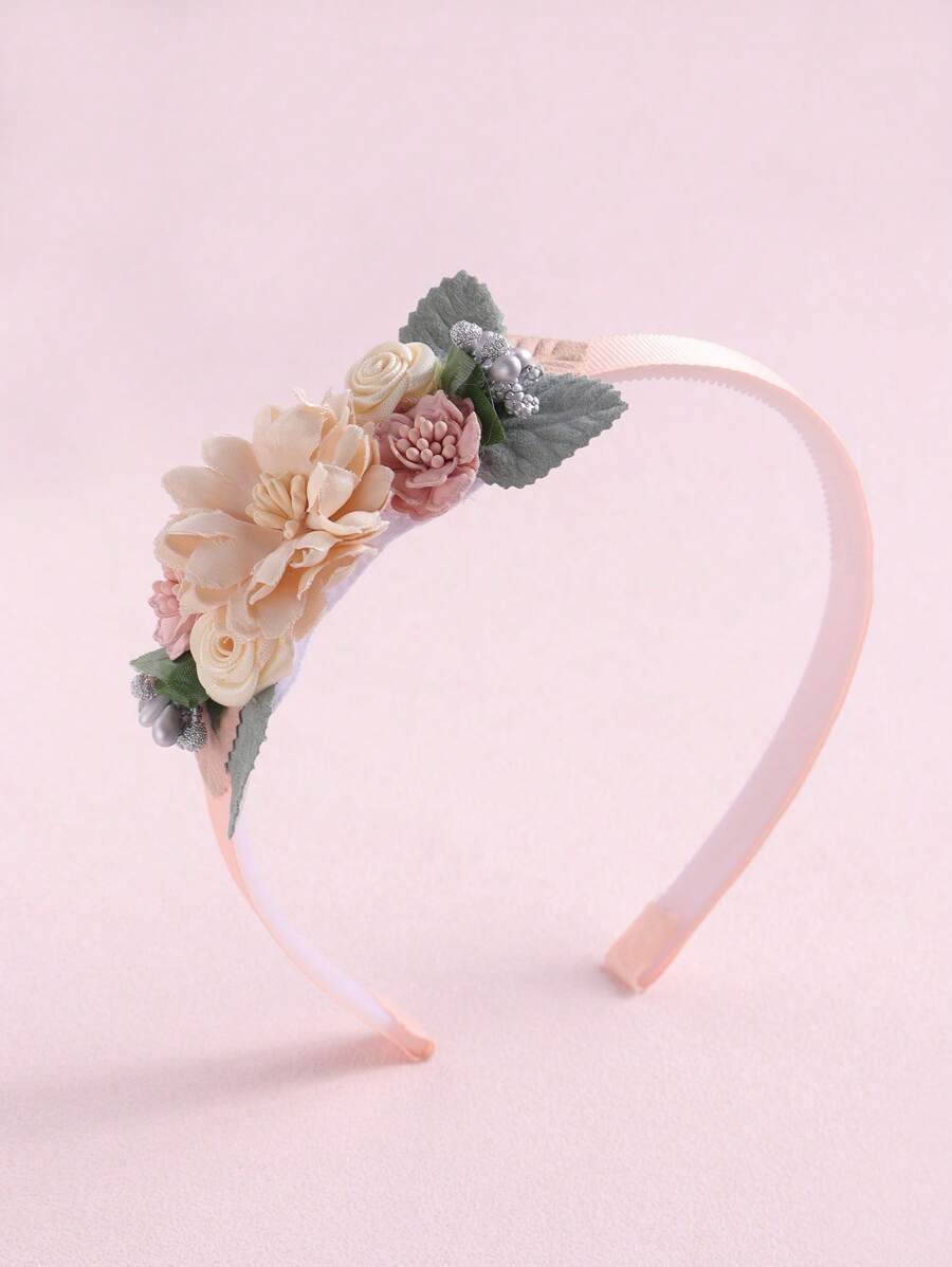 1 pieza Chicas con diseño de flor Diadema para pelo Decoración - Multicolor - Ver 1