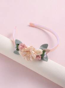 1 pieza Chicas con diseño de flor Diadema para pelo Decoración - Multicolor - Ver 4