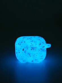 Ốp lưng silicon phát sáng hoa văn tại chỗ Tương thích với AirPods - Màu xanh lam - Xem 6