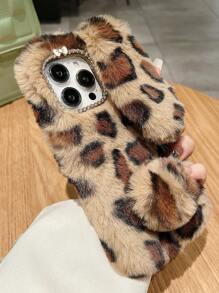 Vỏ điện thoại sang trọng trang trí tai thỏ - Màu vàng - Xem 5