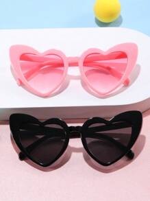 2副儿童心形时尚眼镜 - 彩色 - 查看 1