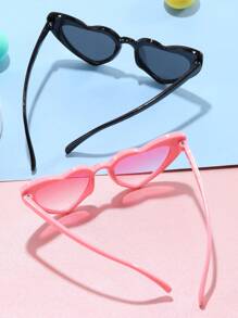 2副儿童心形时尚眼镜 - 彩色 - 查看 5