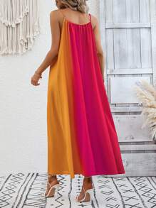 SHEIN VCAY Ombre Print Cami Dress - Multicolor - View 2