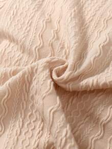 Baby Bow Front Tee & Plaid Print Skirt - Multicolor - View 7