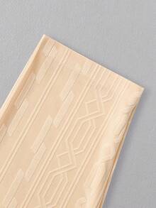 男孩素色T恤和褲子睡衣套裝 - 杏色 - 查看 5