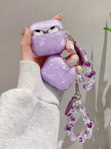 Shell Pattern Case Compatible With Airpods - Multicolor - View 1