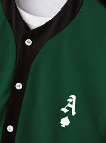 Manfinity Hypemode Men Playing Card Print Shirt Without Tee - Multicolor - View 4