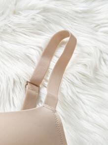 加大码 2 件装 纯色 带钢圈 露背 胸罩 - 彩色 - 查看 6