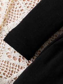 Baby Girl Puff Sleeve Dress & Button Front Belted Cami Top - Multicolor - View 7