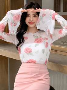 DAZY Áo nữ Hoa Giải trí - Nhiều màu - Xem 7