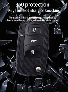 3 piezas Funda de llave de coche & Acollador & Herramienta compatible con Volkswagen