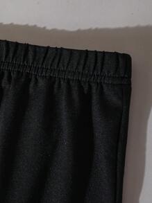 Men 5pcs Solid Elastic Waist Lounge Shorts - Multicolor - View 3