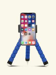 Gậy chụp ảnh tự sướng 1pc có giá đỡ ba chân - Màu xanh lam - Xem 5