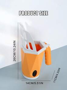 1pc Plastic Pet Litter Shovel For Cat For Cleaning - Multicolor - View 3