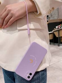 Funda para móvil con estampado de letra con con tira - Multicolor - Ver 5