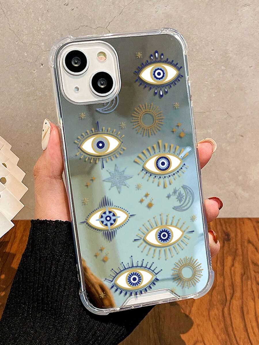 Eye Print Phone Case - Multicolor - View 1