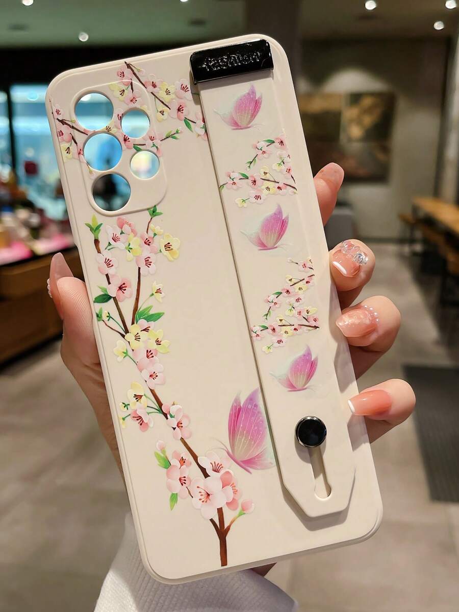 Funda de teléfono con estampado floral de primavera y verano, compatible con iPhone 15/15Plus/15Pro/15Promax, resistente al agua, a los golpes y a los arañazos, versión internacional, no la versión nacional - Multicolor - Ver 1