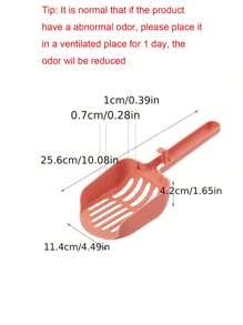 1pc Portable Random Color Cat Litter Shovel For Cat - Multicolor - View 3