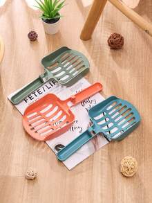 1pc Portable Random Color Cat Litter Shovel For Cat - Multicolor - View 5