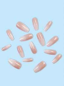 Nâng cấp vẻ ngoài của bạn với 24 chiếc Dài Quan Tài Ombre Ấn Vào Móng Tay Full Cover Giả Bộ Dụng Cụ Làm Móng Tay - Nhiều màu - Xem 3