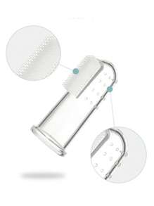 3pcs Baby Silicone Finger Toothbrush - Clear - View 6
