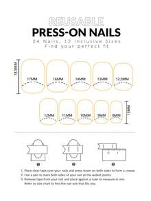 Upgrade Your Look With 24pcs Short Square Glitter Full Cover Fake Nail Kit - Multicolor - View 4