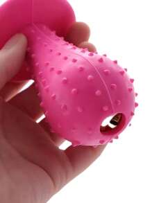 1入組安撫奶嘴設計隨機寵物發聲玩具適用於狗狗和貓適用於玩 - 彩色 - 查看 5