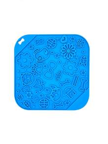 1 PC Màu Rắn Liếm Placemat Cho Chó Và Mèo Cho Ăn Thức Ăn - Màu xanh Bạc hà - Xem 11