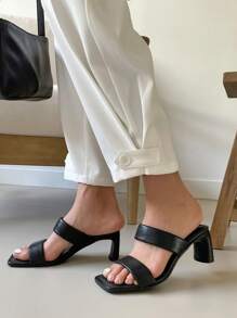 DAZY 實色摺紋細節褲 - 白色 - 查看 9