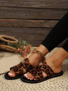 Châu Âu Và Châu Mỹ Phong Cách Mới Xăng Đan Nữ Mùa Hè Có Khóa Hoa Lớn Cho Kích Thước Cỡ Lớn - Xem 2