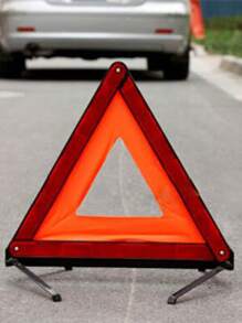 1入組反光三角車警示牌 - 紅色 - 查看 5