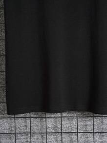 Manfinity Homme Men Graphic Print Tee - Black - View 4