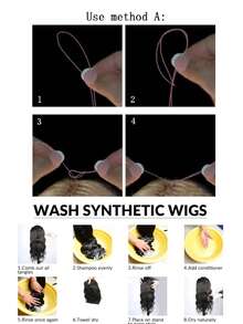 5 Chiếc Tóc Dài Thẳng Lấp Lánh Sáng Bóng Tinsel Rainbow Lụa Tổng Hợp Tóc - Màu Hoa oải hương tím - Xem 4