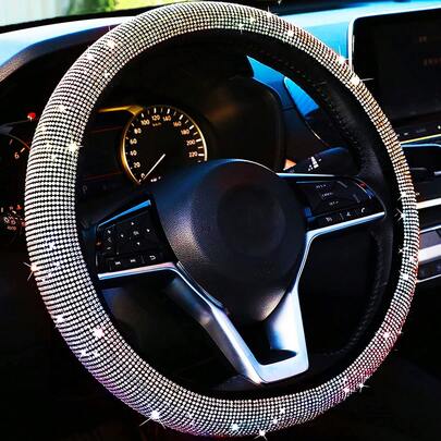 Bọc Vô Lăng Ô Tô Trang Trí Rhinestone