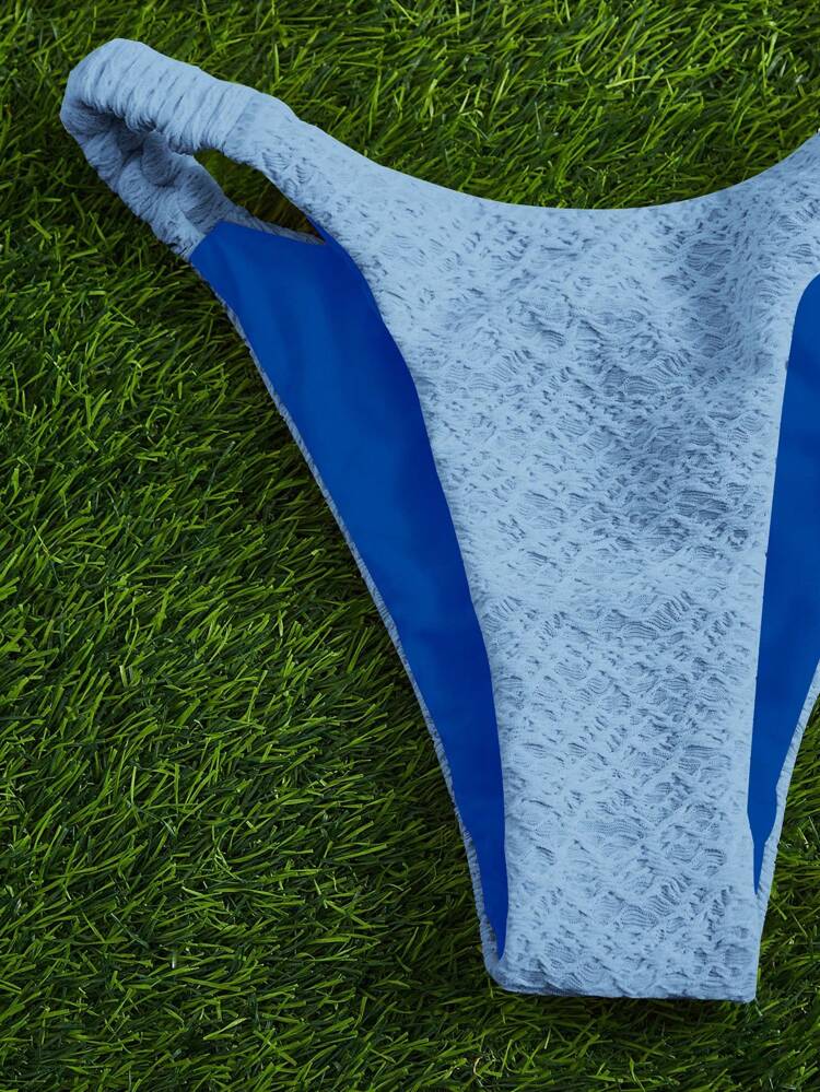 Summer Beach Solid Bikini Set