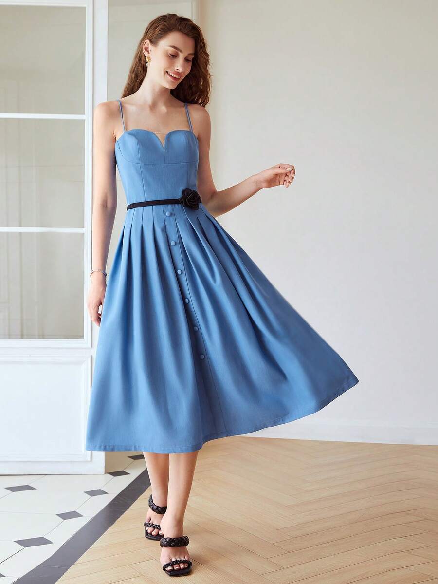 MOTF X Nour PREMIUM ÁO CAMI ROSETTE DÂY ĐAI