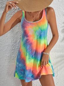 Soleia 紮染背心連衣裙 - 彩色 - 查看 5