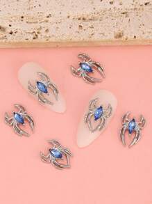 Halloween 10 cái 3D Spider Design Nail Art Trang trí - Nhiều màu - Xem 2