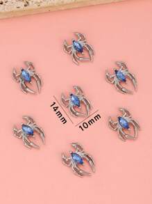 Halloween 10 cái 3D Spider Design Nail Art Trang trí - Nhiều màu - Xem 4