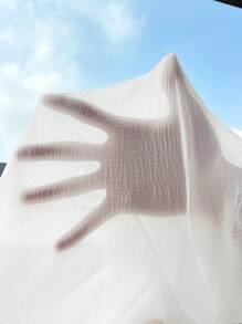 SHEIN VCAY 單肩荷葉邊上衣和荷葉邊半身裙 - 白色 - 查看 7