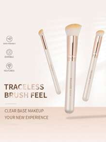 Makeup Brushes Set,3Pcs Foundation Brush Concealer Brush Eyeshadow Brush Cosmetic Brush Set Makeup Tools,Brush Set,Makeup Brush Kit,Make Up Brush Set,Make Up Set Complete,Makeup Brush Set,Complete Makeup Kit,Brush Kit,Brushes Makeup Set,Makeup Gift Set,Set - Apricot - View 3