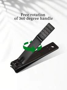 3件套指甲钳，修甲工具，美甲用品，美甲工具，美甲艺术工具，返校季，美甲，美甲贴片工具 - 黑色 - 查看 4