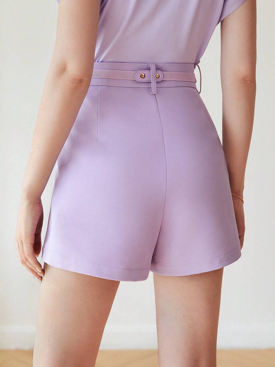 DRESSY BOW BELT SHORTS