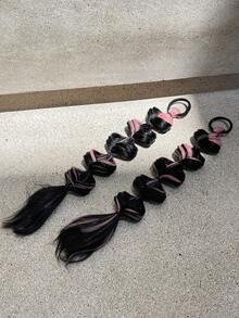 DAZY chiếc tóc giả nữ trang trí dây buộc tóc thời trang để trang trí tóc - Nhiều màu - Xem 7