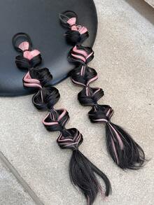 DAZY chiếc tóc giả nữ trang trí dây buộc tóc thời trang để trang trí tóc - Nhiều màu - Xem 8