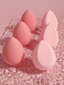 Bọt biển trang điểm , 7pcs Mỹ phẩm làm đẹp Bột nền tảng Mỹ phẩm Bọt biển Trang điểm Máy xay - Nhiều màu - Xem 7