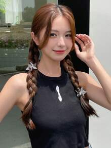 DAZY 2 Miếng NỮ Thiết kế ngôi sao Thời trang Móng vuốt tóc Đối với Cuộc sống hàng ngày Dễ thương - Nhiều màu - Xem 2