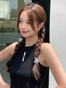 DAZY 2 Miếng NỮ Thiết kế ngôi sao Thời trang Móng vuốt tóc Đối với Cuộc sống hàng ngày Dễ thương - Nhiều màu - Xem 3